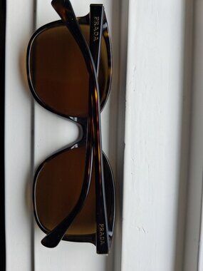 PRADA SPR 01O Tortoise Brown Sunglasses
